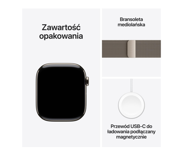 Apple Watch 11 46/Naturalny Tytan/Tytanowa bransoleta S/M 5G - 1362438 - zdjęcie 8